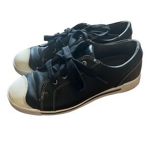 Footjoy Junior 45024 Boys Size 5‎ Youth White Black Golf Shoes